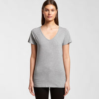 Wo's Bevel V Neck Tee