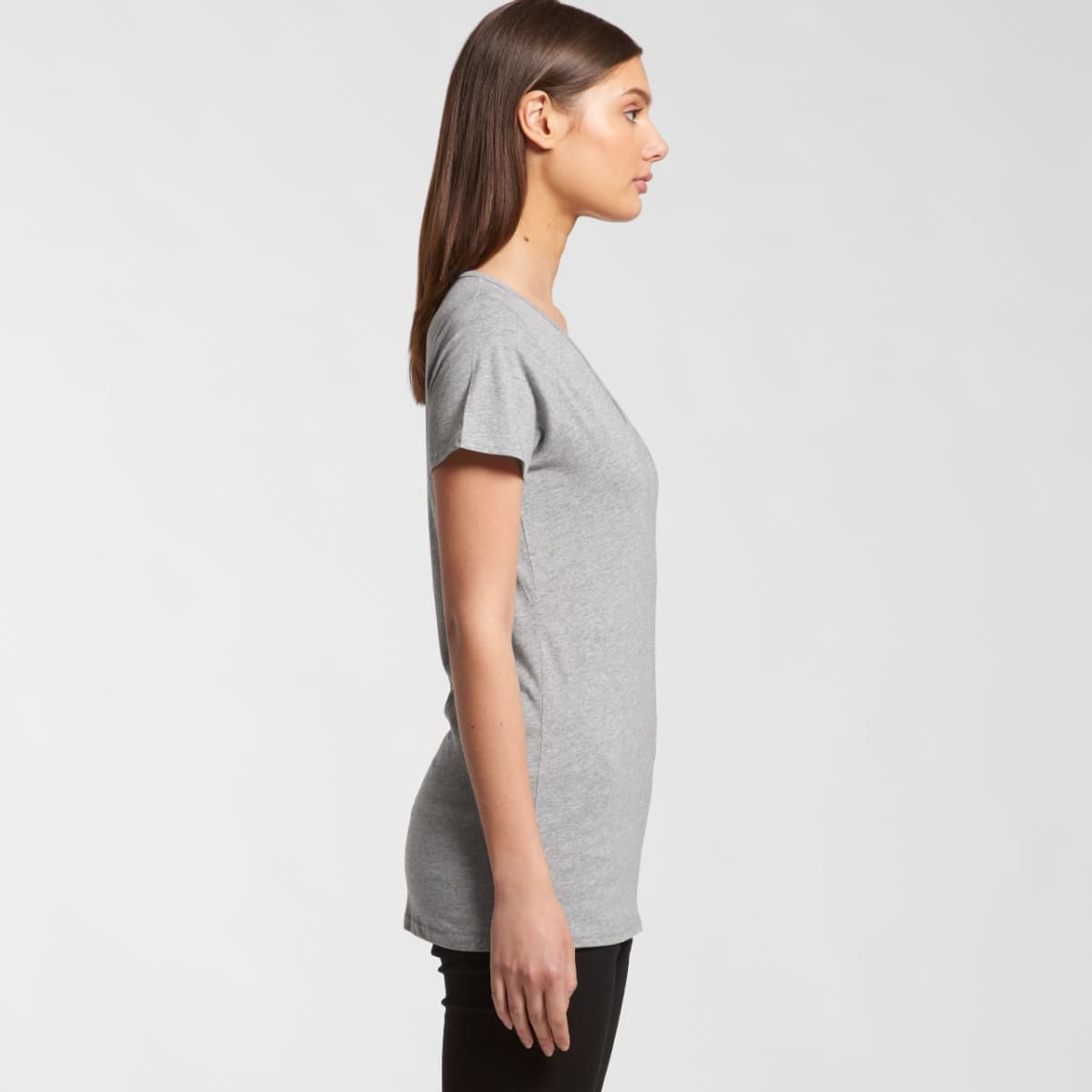 Wo's Bevel V Neck Tee