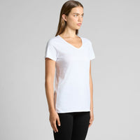 Wo's Bevel V Neck Tee