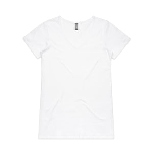 Wo's Bevel V Neck Tee