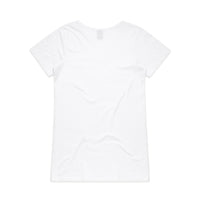 Wo's Bevel V Neck Tee