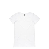 Wo's Bevel V Neck Tee