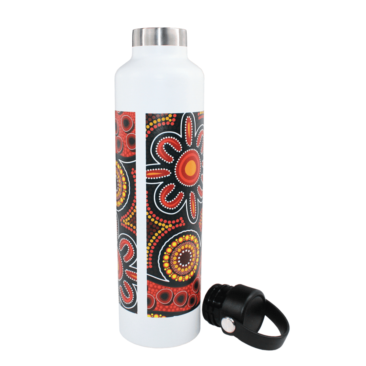 The Tank Stainless Steel Drink Bottle with Rotary Digital Print - 1L