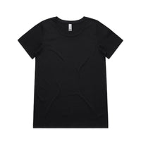 Wo's Shallow Scoop Tee