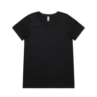 Wo's Shallow Scoop Tee