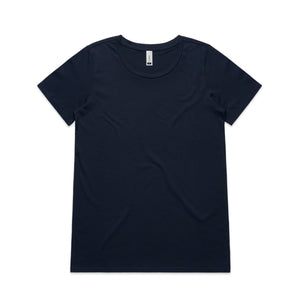 Wo's Shallow Scoop Tee