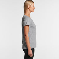 Wo's Shallow Scoop Tee