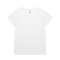 Wo's Shallow Scoop Tee