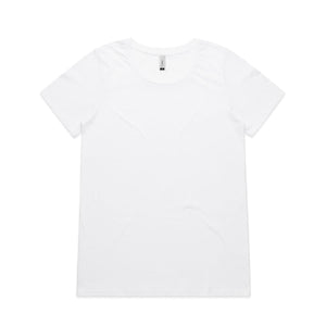 Wo's Shallow Scoop Tee