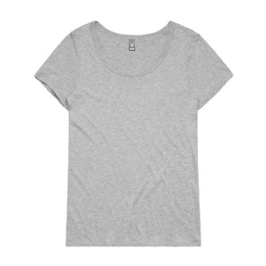 Wo's Shallow Scoop Tee
