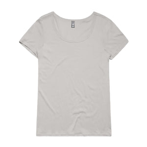 Wo's Shallow Scoop Tee