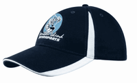 Brushed Heavy Cotton with Inserts on the Peak & Crown
