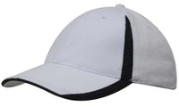 Brushed Heavy Cotton Cap with Inserts on the Peak & Crown