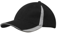 Brushed Heavy Cotton with Inserts on the Peak & Crown