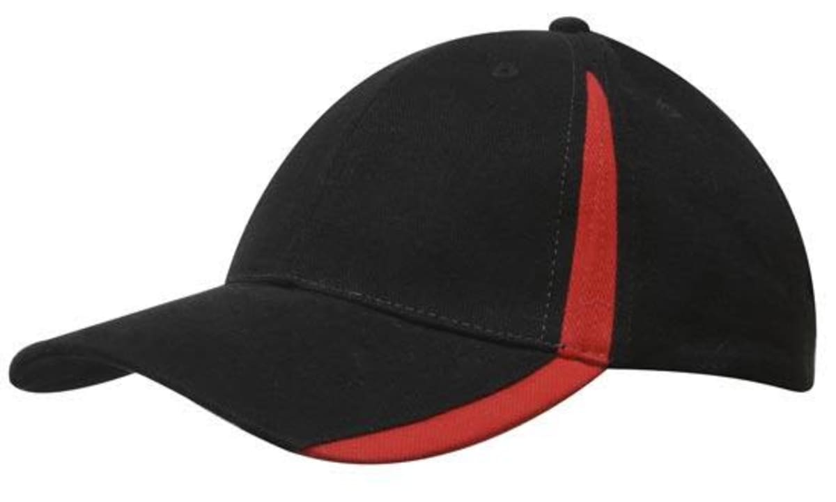 Brushed Heavy Cotton with Inserts on the Peak & Crown