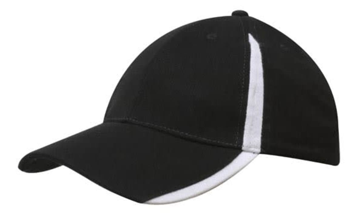 Brushed Heavy Cotton with Inserts on the Peak & Crown