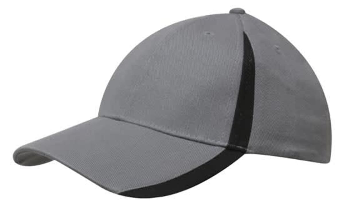 Brushed Heavy Cotton with Inserts on the Peak & Crown