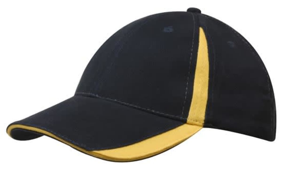Brushed Heavy Cotton with Inserts on the Peak & Crown