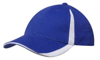 Brushed Heavy Cotton with Inserts on the Peak & Crown