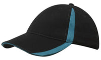 Brushed Heavy Cotton with Inserts on the Peak & Crown