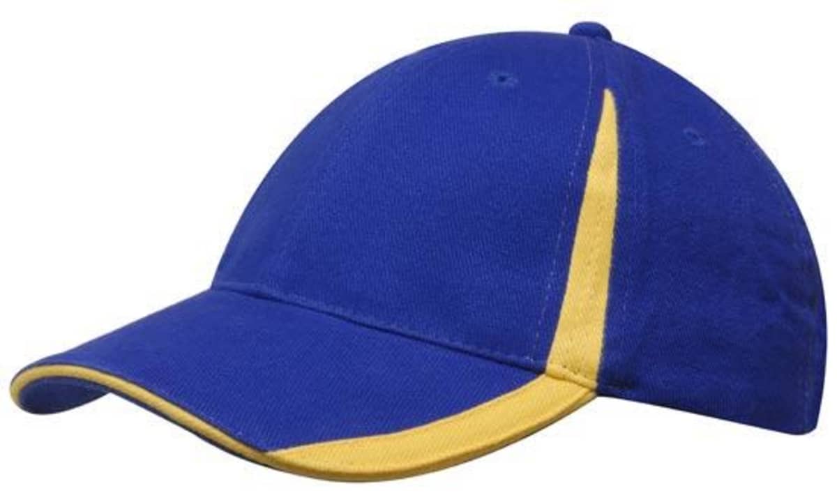 Brushed Heavy Cotton with Inserts on the Peak & Crown