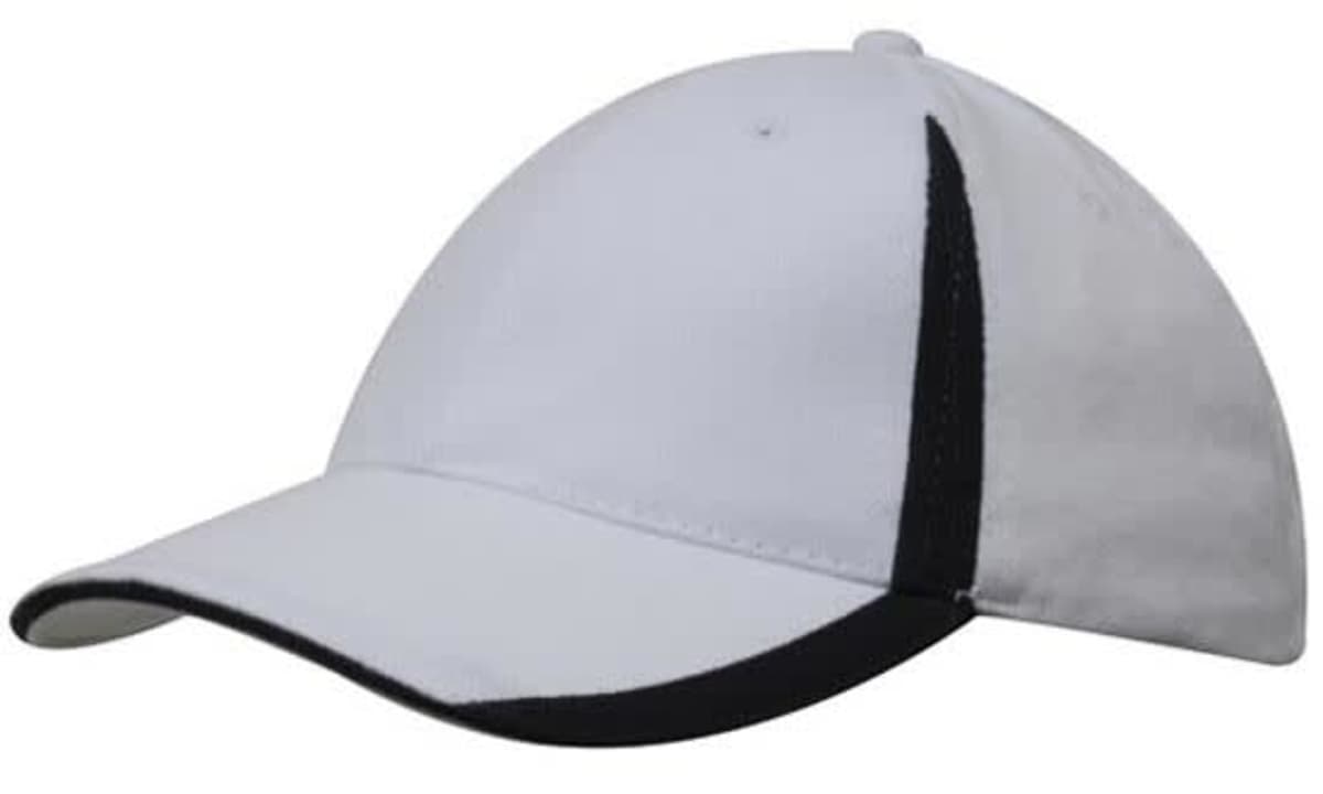 Brushed Heavy Cotton with Inserts on the Peak & Crown