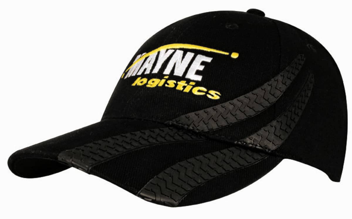 Brushed Heavy Cotton Cap with Tyre Tracks