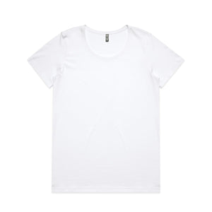 Wo's Maple Scoop Tee