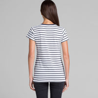 Wo's Loop Stripe Tee