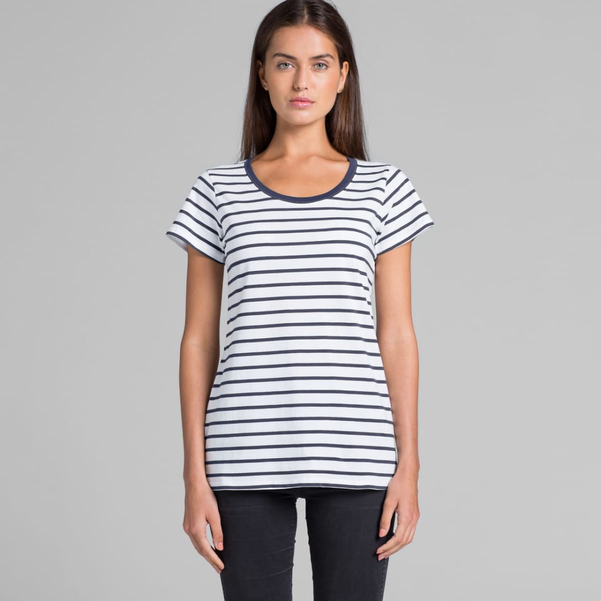 Wo's Loop Stripe Tee