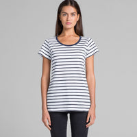 Wo's Loop Stripe Tee