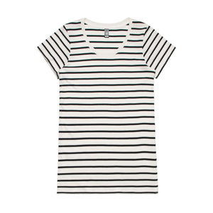 Wo's Loop Stripe Tee