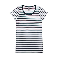 Wo's Loop Stripe Tee