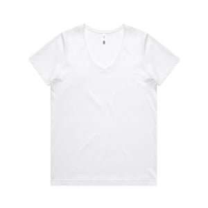 Wo's Maple V Neck Tee
