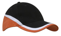 Brushed Heavy Cotton Tri-Coloured Cap