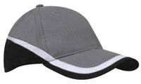 Brushed Heavy Cotton Tri-Coloured Cap