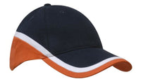 Brushed Heavy Cotton Tri-Coloured Cap