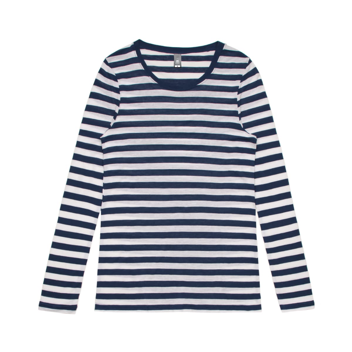 Wo's Fine Stripe L/S Tee
