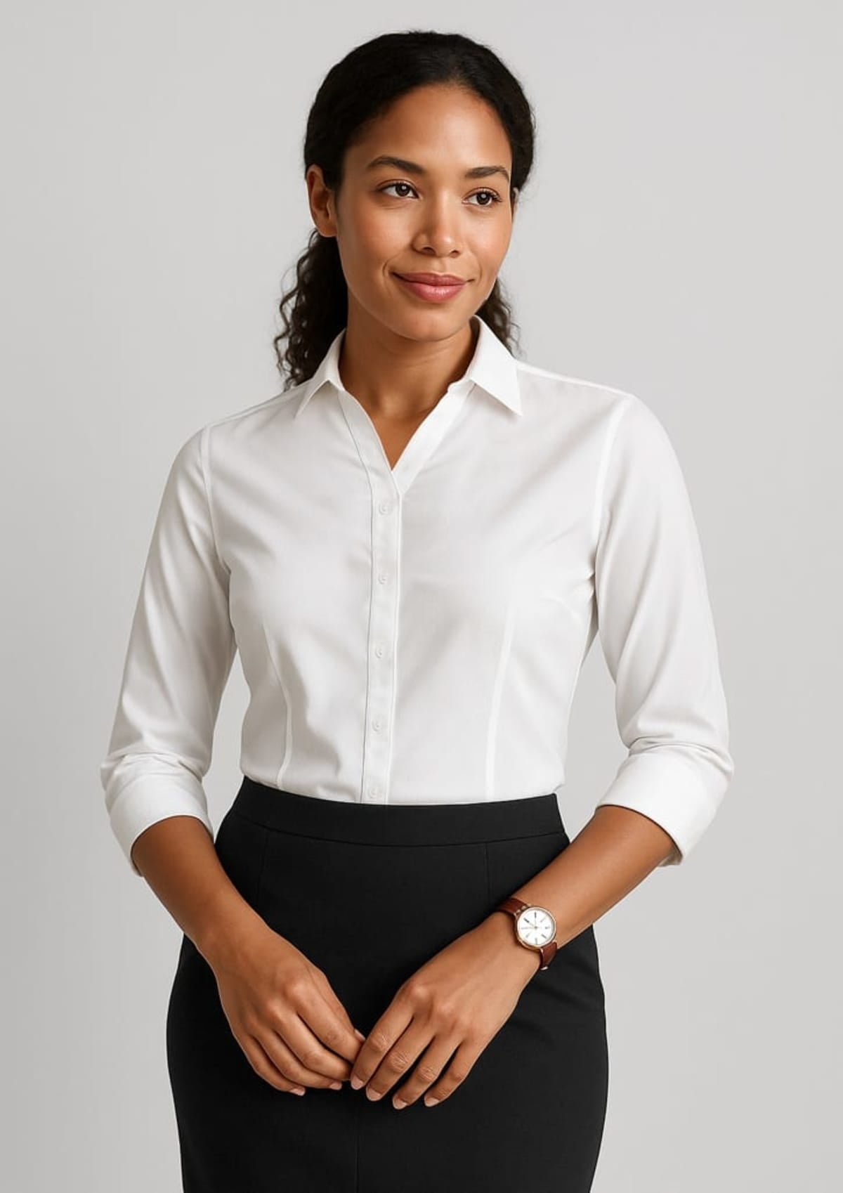 Womens Hudson 3/4 Sleeve Shirt