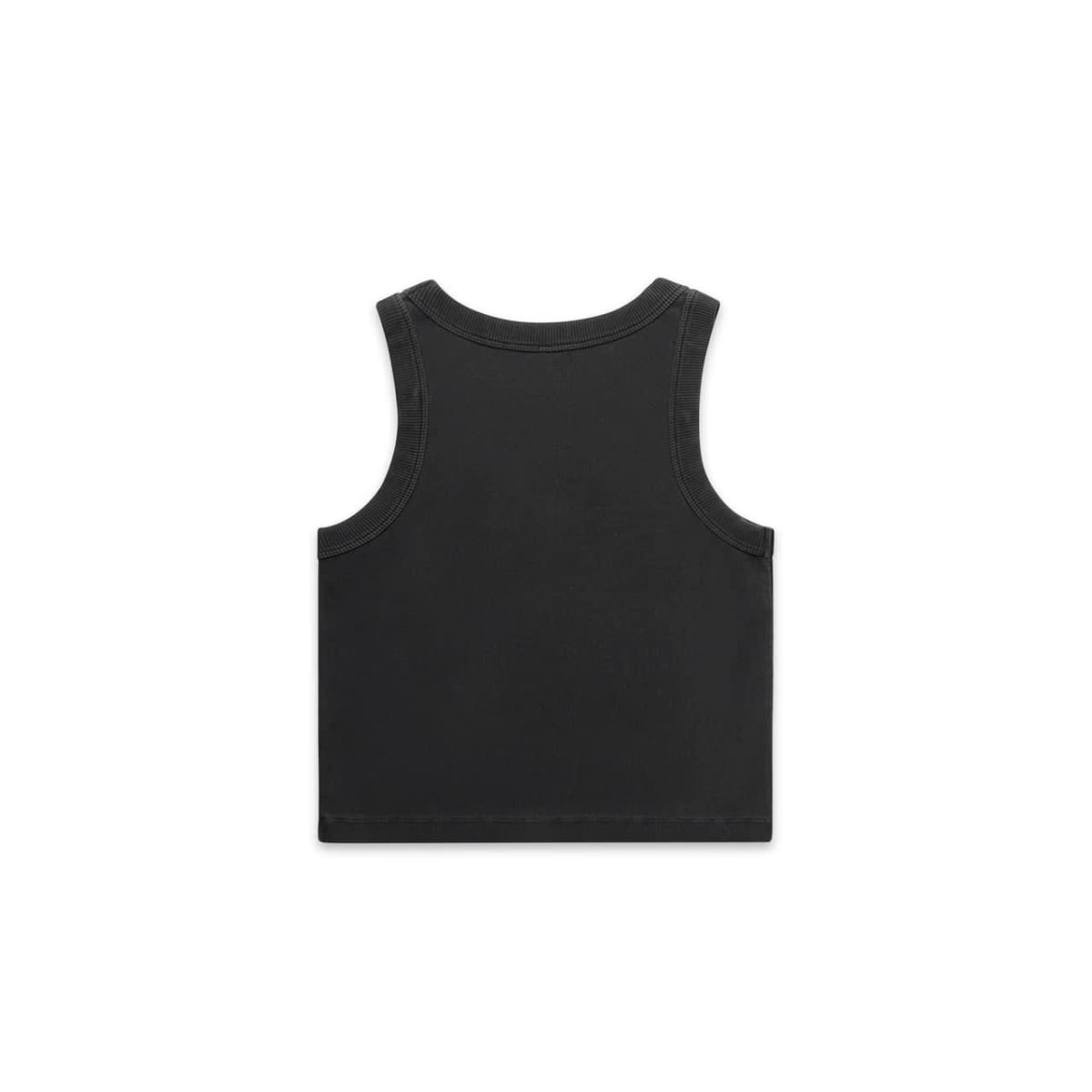 Wo's Faded Organic Rib Crop Tank