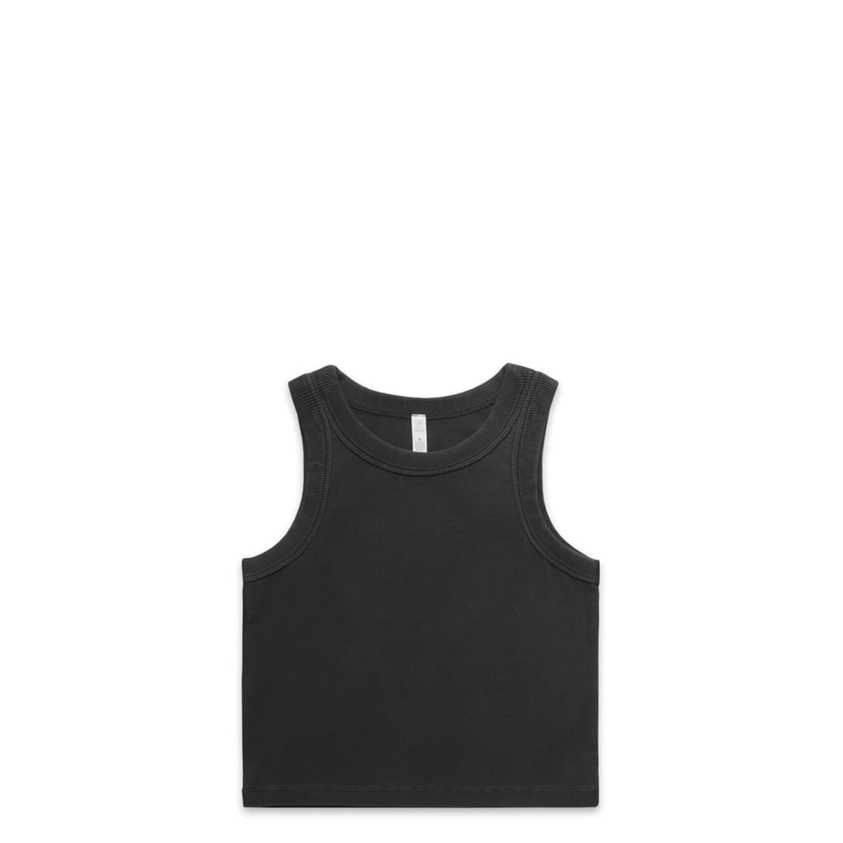Wo's Faded Organic Rib Crop Tank