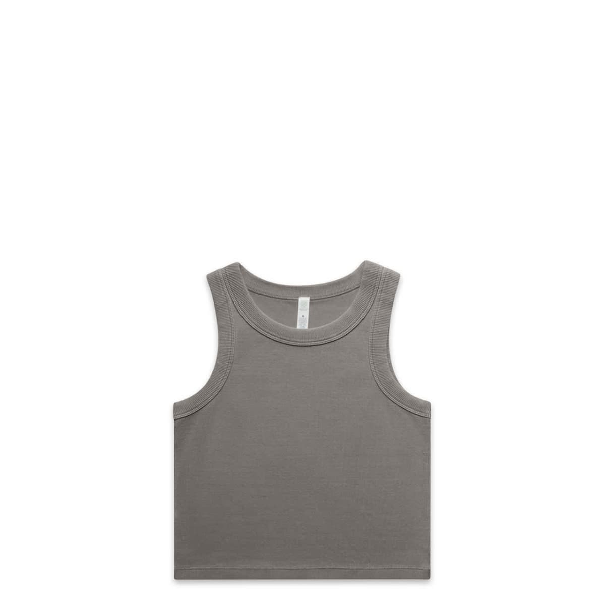 Wo's Faded Organic Rib Crop Tank