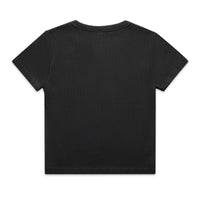 Wo's Faded Organic Rib Tee
