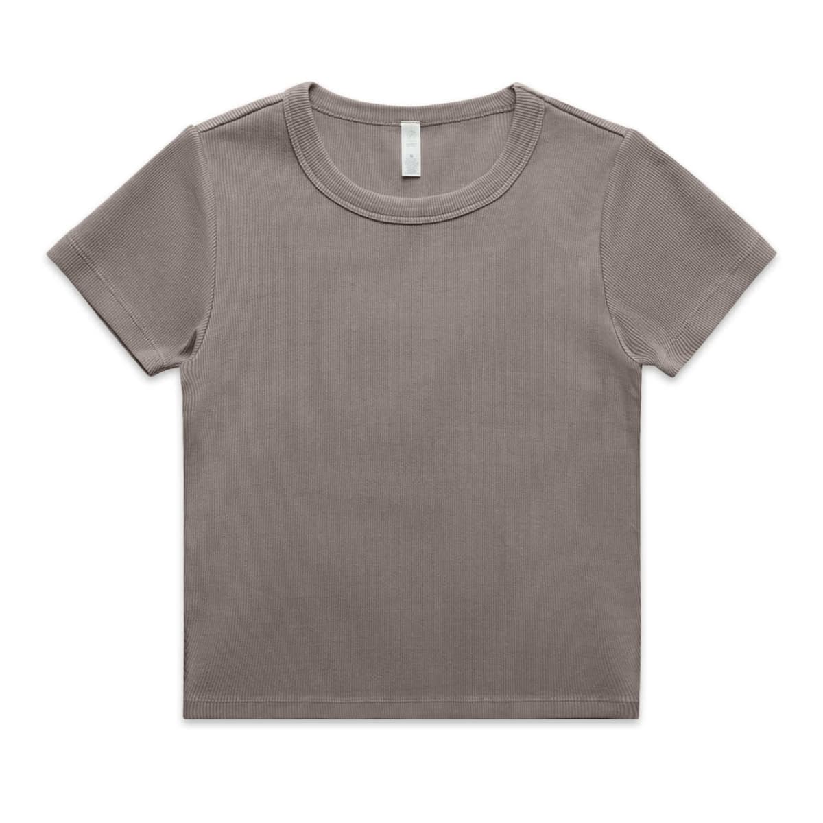 Wo's Faded Organic Rib Tee