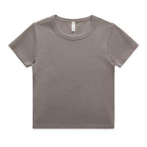 Wo's Faded Organic Rib Tee