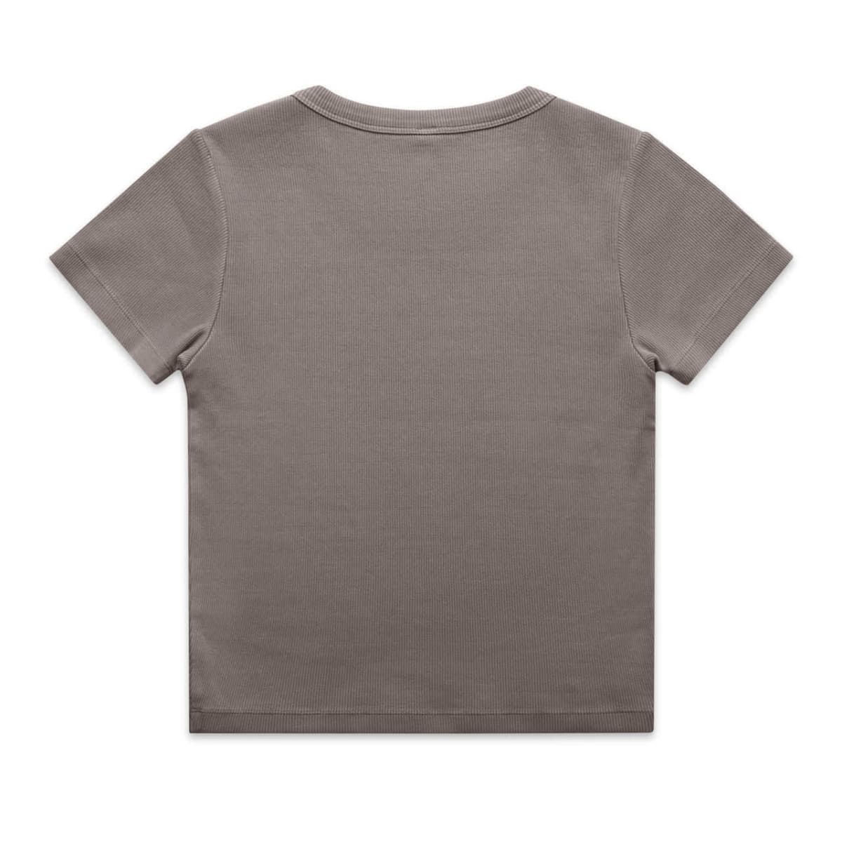 Wo's Faded Organic Rib Tee