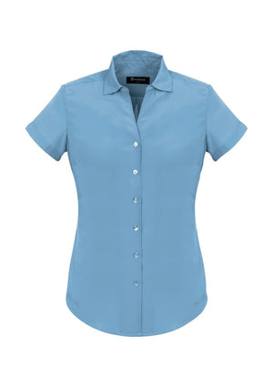 Womens Solanda Plain Short Sleeve Shirt