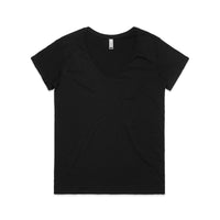 Wo's La Brea V Neck Tee