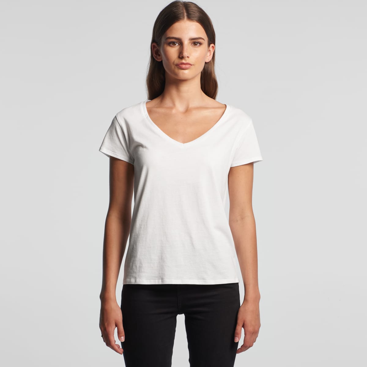 Wo's La Brea V Neck Tee