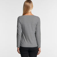 Wo's Bowery Stripe L/S Tee